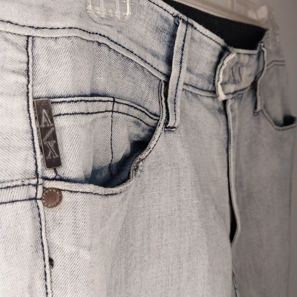 Men's Armani Exchange AX Slim Fit Light Blue Jeans - Size 28/30 - Picture 2 of 7
